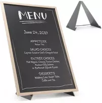 MENU reklaminė informacinė lenta su atraminiu pagrindu 40x60 cm - Hendi 664131