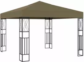 Pavėsinė, taupe spalvos, 3x3m, audinys