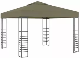 Sodo palapinė, taupe spalvos, 3x3m, 180 g/m²