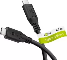 Goobay | USB-C Cable, USB 3.2, 60 W, 5Gbit/s, Power Delivery | 74727