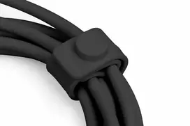 Digitus DIGIT USB silikoninis įkrovimo laidas, USB-A - Lightning 1m, USB 2.0, 12W, juodas