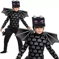 Disguise Minecraft karnavalinis kostiumas berniukui Ender Dragon Ender Dragon kostiumo kaukė 137-149 cm (10-12 metų)