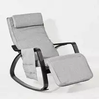 SoBuy supamasis fotelis su kojų atrama FST20-HG