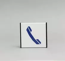 *Ženklas informacinis 1.16 Telefonas, 93x93mm