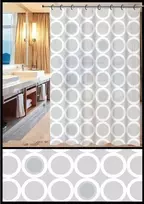 Thema Lux Thema_Lux Vonios užuolaida Home Accents su kabliukais, 180 x 180 cm