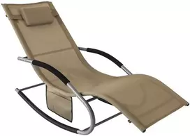 Sobuy Supamasis krėslas Lounge chair Lauko baldai Išbandyta 150 kg OGS28-BR