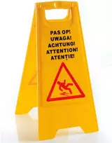 Informacinė lenta Atsargiai, slidžios grindys – Hendi 663950