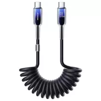 USB-C – USB-C Joyroom kabelis S-A43 60W 1.5m juodos spalvos
