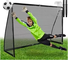 Futbolo vartai 300 X 200 cm FORTE juodi