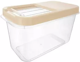 Talpykla kapsulėms, milteliams ir maistui, smėlio spalvos, 10 l