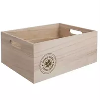 Medinė dėžė/konteineris daržovėms ir vaisiams laikyti 31X21X13 cm NAMŲ PAGAMINTA