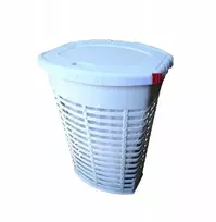 PALM skalbinių krepšelis 50 L Baltas