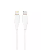 KABELIO ŽAIBAS Į USB-C 1.5M/CC-USB2S-CM8PM-1.5M-W GEMBIRD