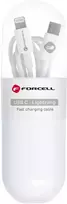 USB C laidas su „Lightning“ jungtimi Forcell F-Energy PD 27W Tube 1 m C291 baltas
