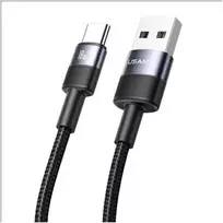USAMS USB-A į USB-C kabelis 3A 1.2m aliuminio lydinio duomenų kabelis SY serijos SJ718USB01 (US-SJ718)