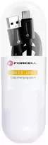 USB A į USB C laidas Forcell F-Energy QC3.0 3A Tube 1 m C398 juodas