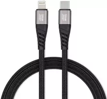 BlueStar Cable USB C to Lightning Blue Star 2,4A with braid 1,2 m TFK-DC-003 juodas