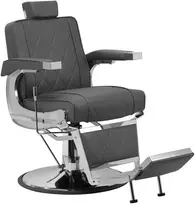 Activeshop Kirpyklos kėdė Professional Barber Chair Hair System 88066 Pilkas