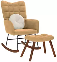 Supama kėdė Brown Velvet
