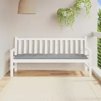 sodo taburetės su pagalvėlėmis 2 vnt Pilka 55x55x36 cm