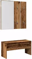 prieškambario baldų komplektas Old Wood Engineered Wood