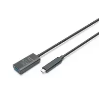 Digitus Skaitmenas | Aktyvus USB 3.2 Gen2 10G ilgintuvas | DA-73113 | USB-C į USB-A