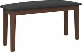 Suoliukas 90 cm Ruda medžio masyvo guma