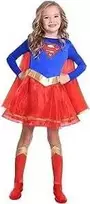Ecost Prekė po grąžinimo Amscan - Vaikiška Kostiumas Supergirl, Suknelė, Šalmas, Kojinės, Superheroj (Atnaujinta)