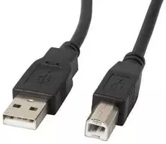 RoGer USB 2.0 A-plug AM-BM Spausdintuvas Cable 1m / juodas