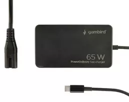 Gembird 65W | Maitinimo tiekimas | GaN | USB-C