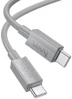 USB C į USB C laidas Hoco 3A 60W 1 m X107 pilka