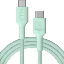 Green Cell Žalias Cell USB-C laidas 2m 100W Greencell PowerStream greito įkrovimo PD Mint Žalias