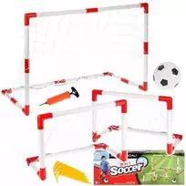 Malplay Vaikiškas futbolo vartų komplektas 2in 1
