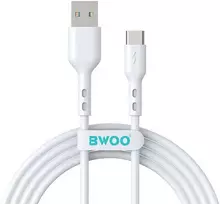 BWOO USB – USB-C laidas 2m 3A baltas