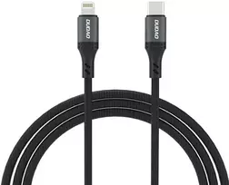 Dudao L3CL USB-C – Lightning 30W pintas laidas 1.2m – juodos spalvos