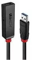 USB Prailginimo Laidas - LINDY USB 3.0 Aktyvus Prailginimo Laidas, M/F, 5Gbps, 15 m