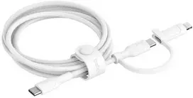 Belkin BOOST CHARGE 2-in-1 įkroviklis su USB-C/Lig. 1,5m ws.CAC003hq1.5MWH