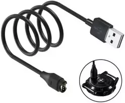 Kabelis USB-A Beline laikrodžio įkrovimui Garmin 1m juodos spalvos