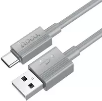USB A į USB C laidas Hoco 3A 1 m X107 pilka