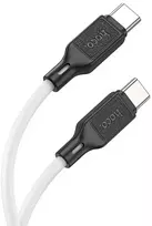 USB-C laidas į USB-C Hoco 3A 60W 1 m X90 baltas