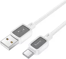 USB A į USB C laidas Hoco 3A 1 m X108 baltas