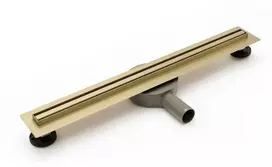 Dušo latakas REA Slim 360 Gold 80 cm, matinis auksas