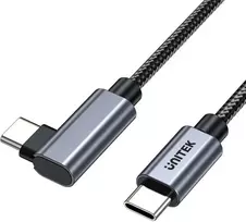 Unitek USB-C laidas, 90° kampu, PD100W, 5m