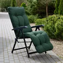 Fotel sodo su podnóżkiem Lena Plus Juodas Edition H024-32IB PATIO