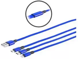 MicroConnect USB-A splitter cable with USB-C, USB Micro-B and