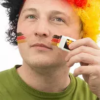 Bigbuy Party Vokietijos vėliavos spalvų veido dažai