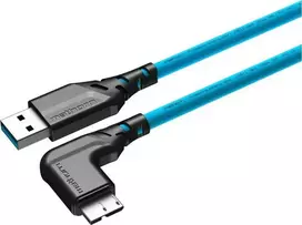 USB Ednet USB-A - micro-B kabelis 2 m mėlynas (MTC-221)