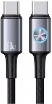 Kabelis USAMS Huan Series SJ752 60W USB-C į USB-C 1,2 m, tamsinti