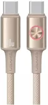 Kabelis USAMS Huan Series SJ752 60W USB-C į USB-C 1,2 m titaninis