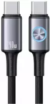 USAMS Huan Series SJ751 240W USB-C į USB-C kabelis 1.2 m tamsiai pilkas